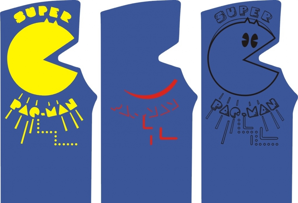 Super Pac-Man Stencil Kit